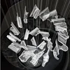 현대 아크릴 잎 Led 샹들리에 디 밍이 가능한 빛 럭셔리 거실 홈 장식 펜던트 조명 로프트 듀플렉스 계단 바 매달려 램프 6