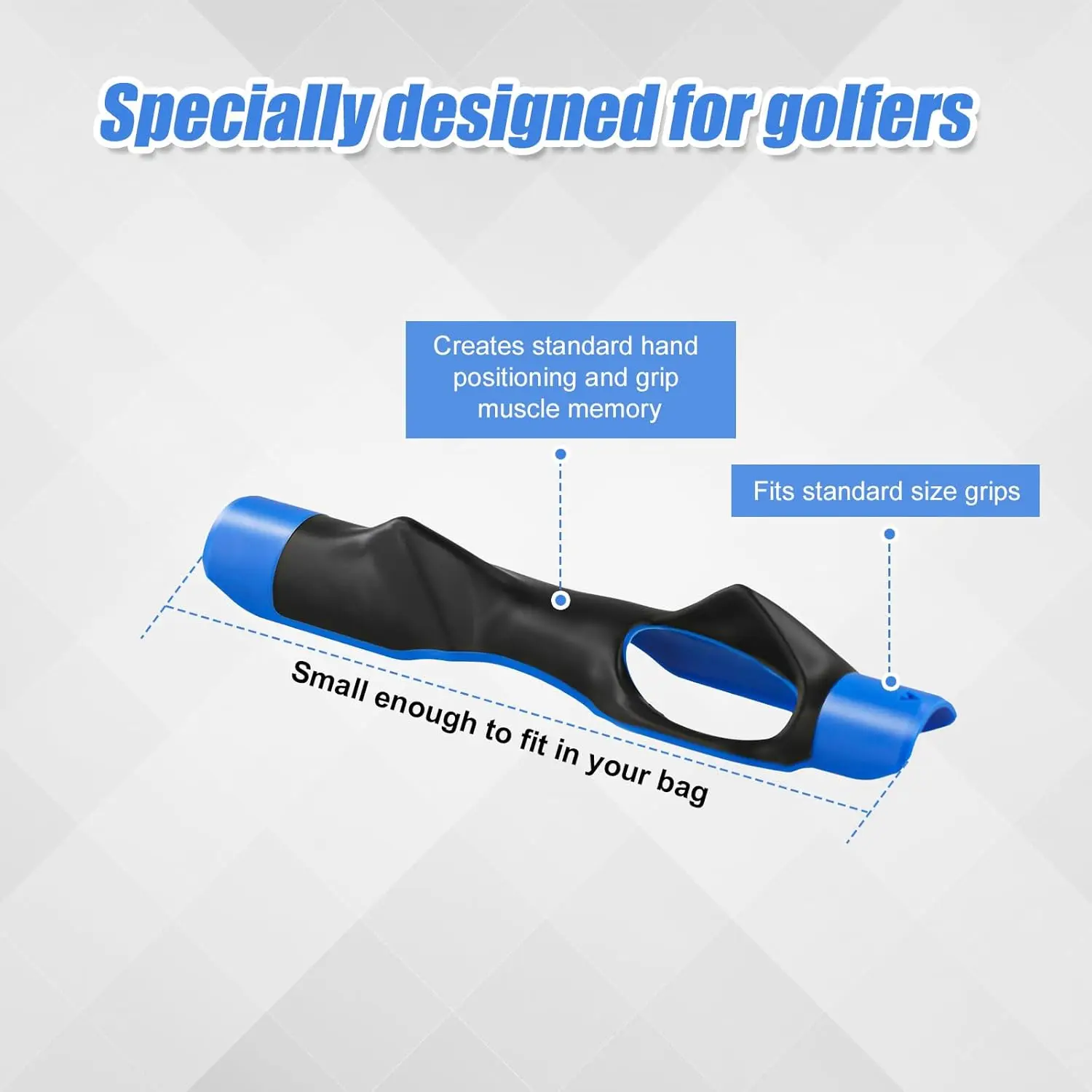 Golf Club Multiple Colors Grips Rubber Swing Training Standard Teaching Practice Training Tool Aid For Right Left Hand Golfer