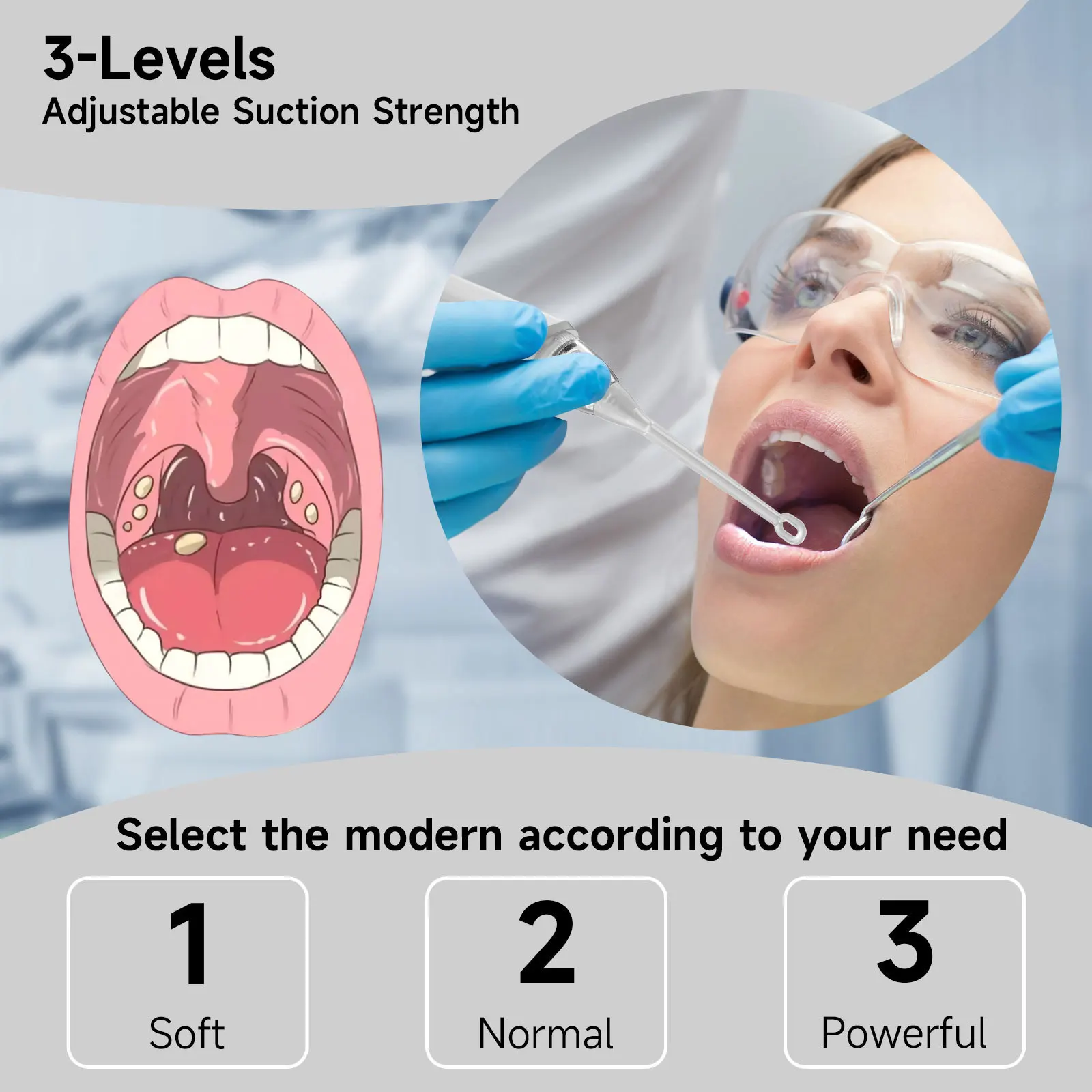 

Professional electronic tonsil stone removal kit quick at home tonsil relief without pain