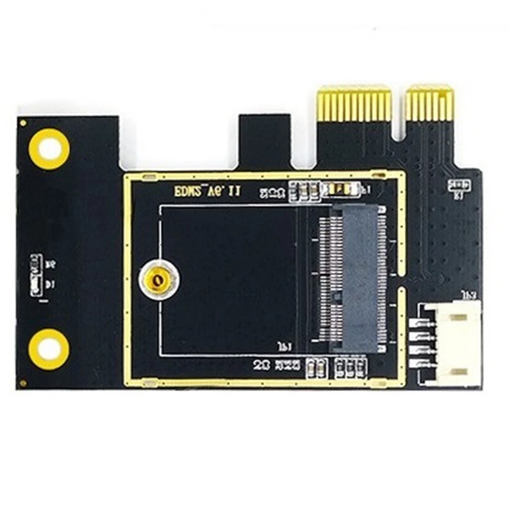 Placa adaptadora de placa de rede sem fio NGFF M.2 para PCIE suporta placa de rede 7260 8265 1650 1675X AX200 AX210