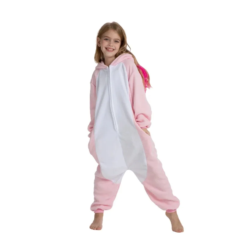 Pigiama cosplay simpatico cartone animato rosa Newt Animali per bambini Halloween Ragazzi Ragazze Pigiama anime axolotl Kigurumi giallo