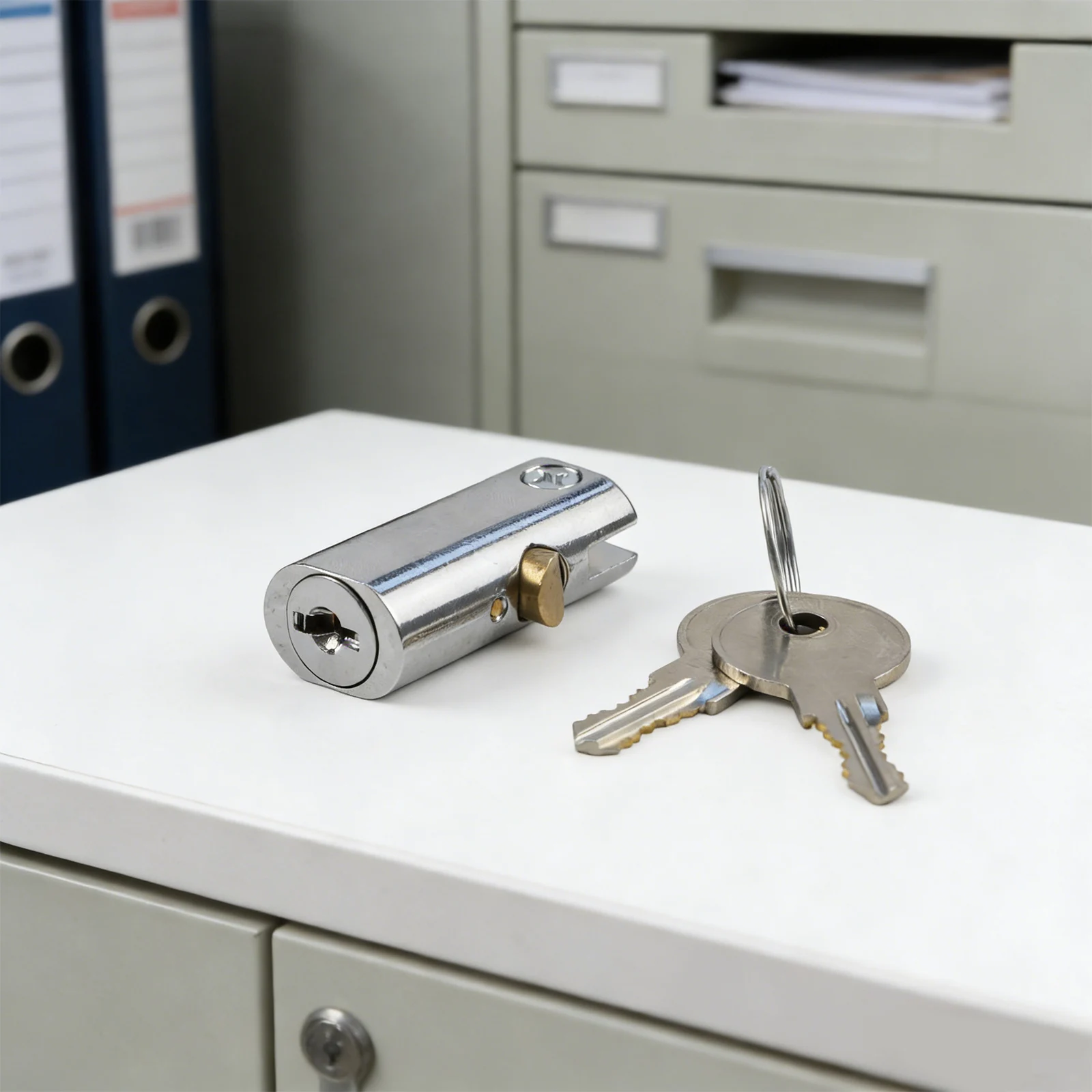 Cabinet Lock With Keys Jewelry Display Lock Easy Installation Process Includes 2 Keys Long-lasting Performance