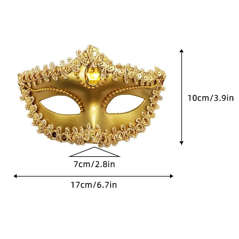 Masque de mascarade pour femmes, masque pour les yeux, accessoires de Cosplay, masque facial pour boîte de nuit, accessoire pour besoins de fête