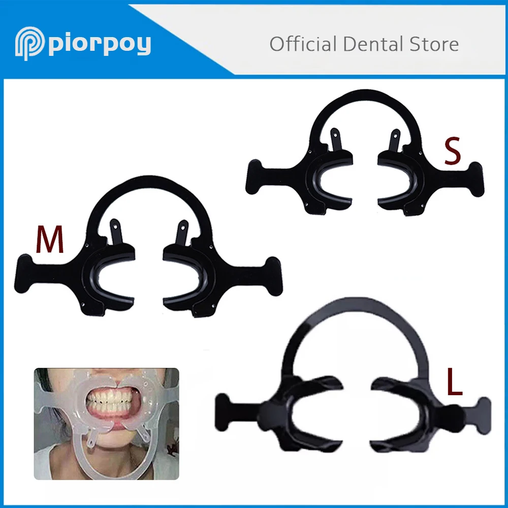 PIORPOY C kształt policzek zwijacz stomatologiczne do ust rozrzutnik kształt warg otwieracz Prop ortodontyczne profesjonalne narzędzia dentysta