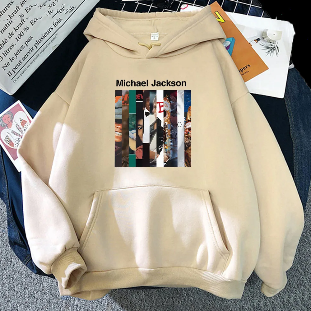 Michael Jackson Graphic Hoodies Retro Unisex Sweatshirt Singer Graphic Printing Clothing Oversize Soft Moletom Comfortable Hoody