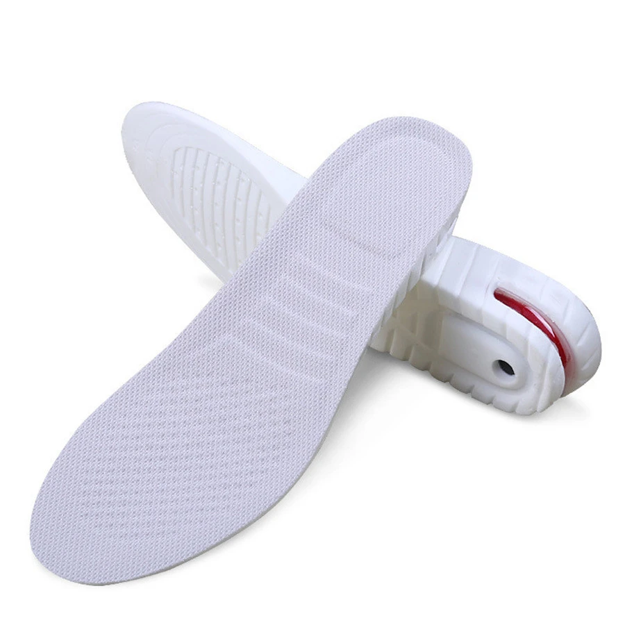 

PU Two-layer Heightening White Insole Increased Insole Men's Women's Invisible Movement Increased Cushion 3cm/4.5cm Insole