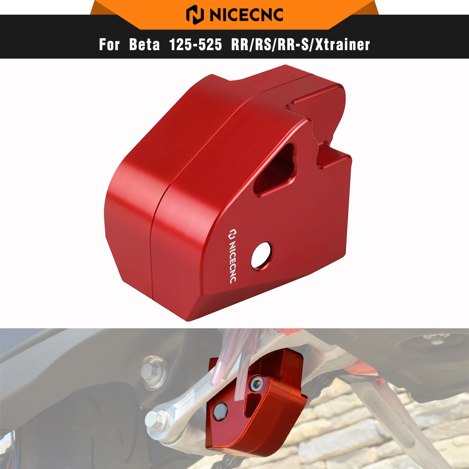 NICECNC Rear Shock Absorber Linkage Protector For Beta RR300 RR250 RR350 RR390 RR430 RR500 RR-S RS 300 250 390 430 500 2015-2024