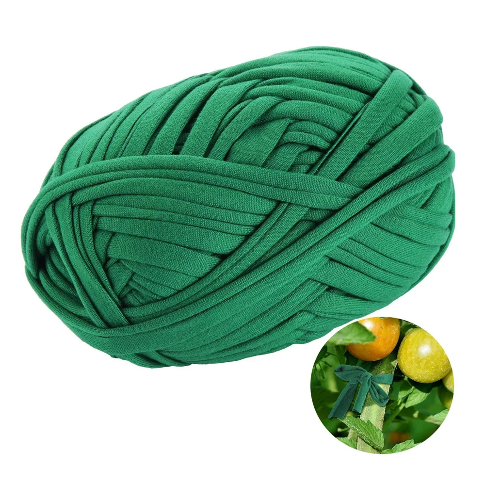 1pc Green Garden Rope Cloth Strip Plant Support Tie Used For Cable Sorting in Offices And Home