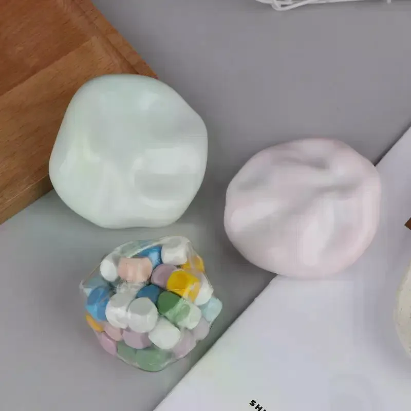 Untuk Anak-anak Dewasa Kecemasan Relaksasi Hadiah Remas Bola Buatan Tangan Mainan Pereda Stres Mainan Sensorik Super Lembut