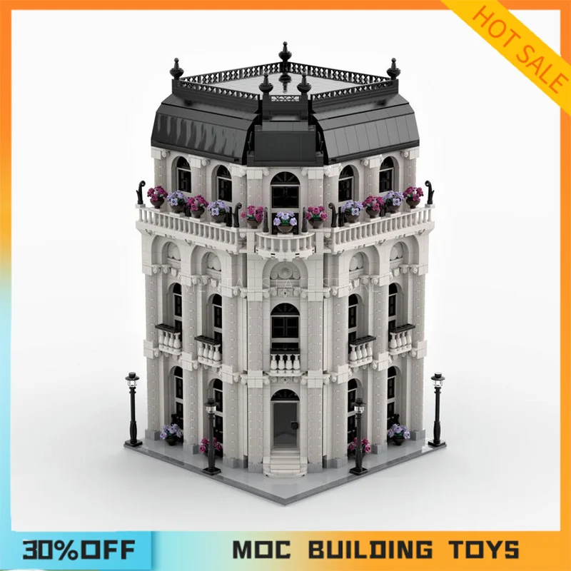 2788PCS Customized MOC White Romance House Building Blocks Technology Bricks DIY Creative Assembly Toys Holiday Gifts