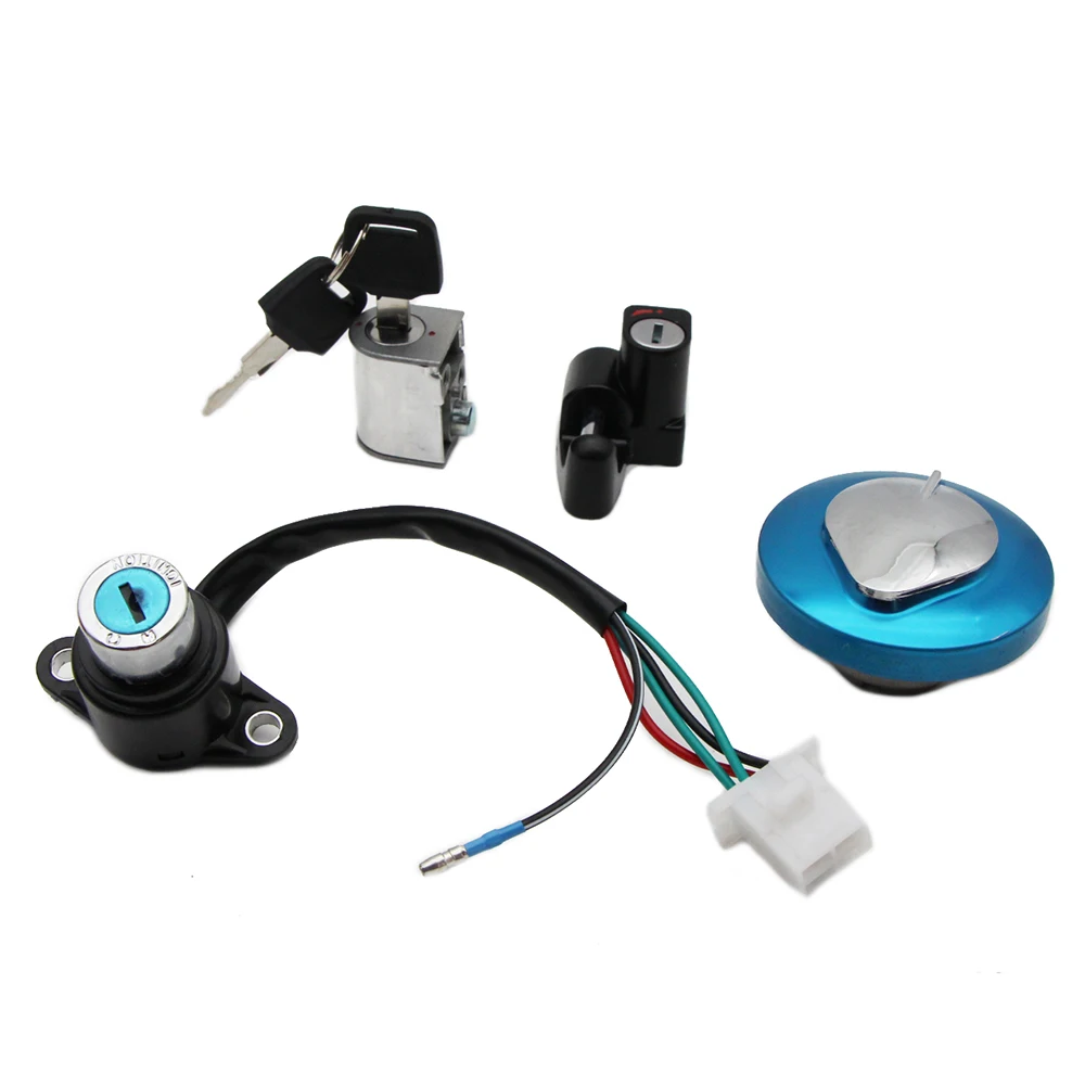 

Motorcycle Fuel Tank Cap Ignition Switch Steering Helmet Lock For Honda CMX250 REBEL1985-2014 CA125 1995-1999