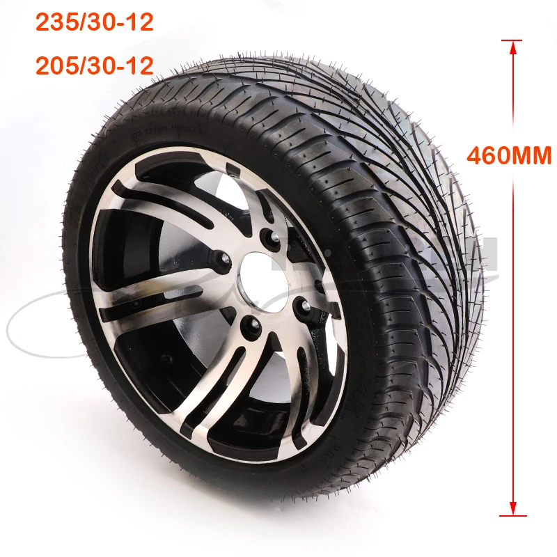 

12inch 235/30-12 Tire 205/30-12 For Golf Car Scooter Tubeless Tyre ATV Racing Quad