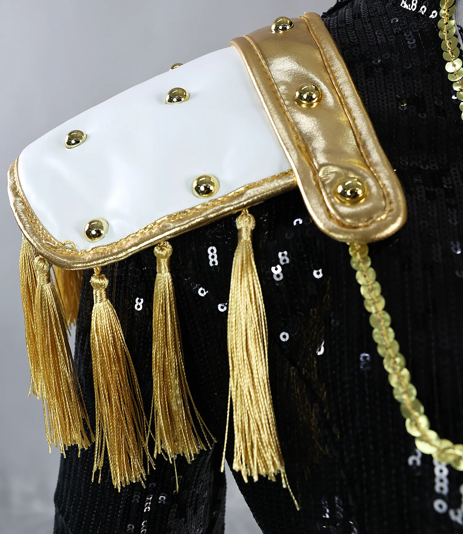 أطفال Kpop الشيطان هنتر هنتر رومي ميلا zuoyi تأثيري حلي الأسود والذهب مجموعة الأطفال فتاة المعبود لعب الأدوار زي #6