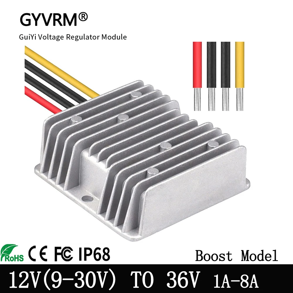 DC DC Converter 12V to 36V 1A-8A Boost Power Supply Inverter Voltage Regulator Boost Module for LED Car Solar CE certification