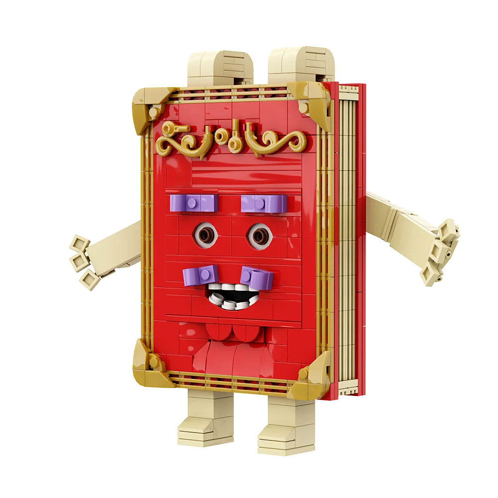 Gobricks MOC film classique monstres le livre magique bloc de construction ensemble école de magie monstres livres éducation brique jouets enfant cadeau