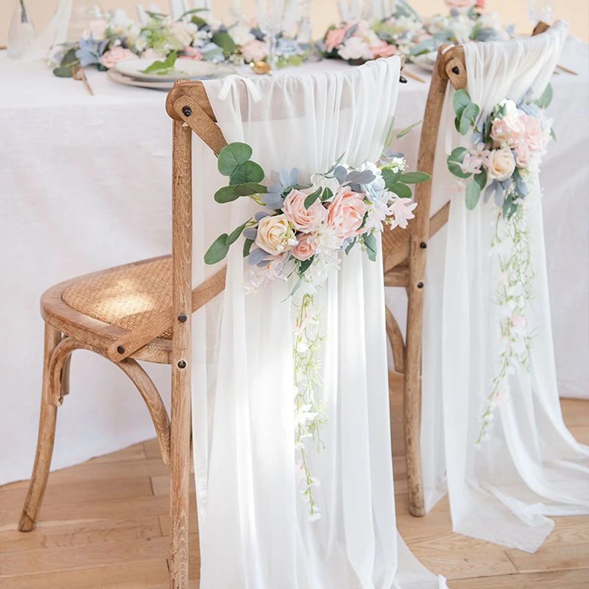 웨딩 Organza Tulle 원사 크리스탈 쉬어 패브 - Chair Sash Organza 리뷰 및 가격