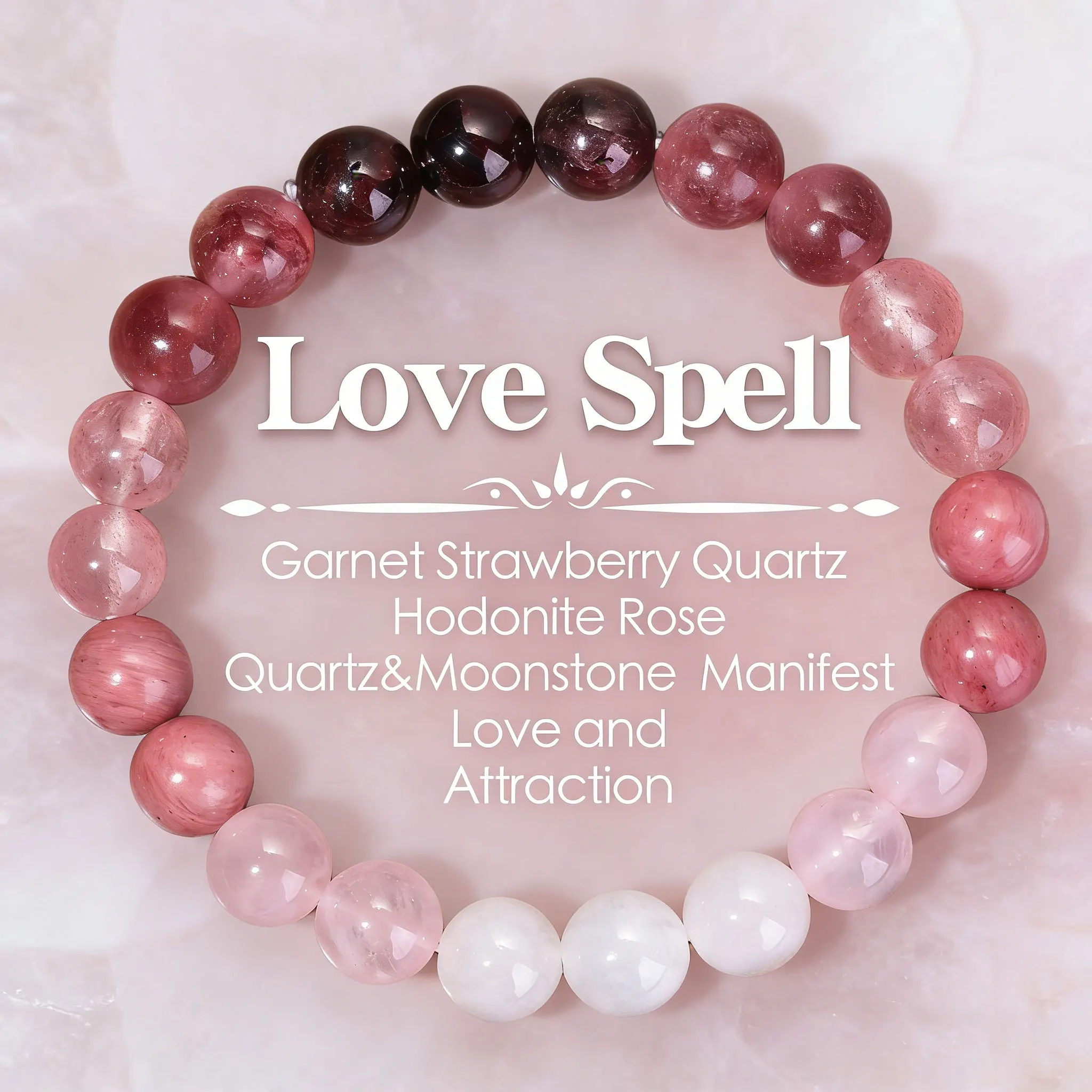 Love Spell Natural Stone Bracelet For Women Men Luck Money Protection Health Crystal Citrine Tiger's Eye Bracelet Wholesale