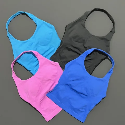 HISTELLO Топ для йоги Halter из нейлона — пример использования