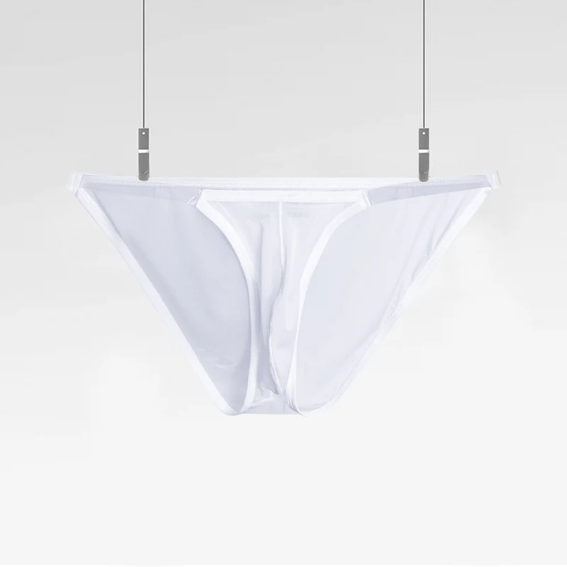 مثير ملابس داخلية للرجال النايلون شفافة رقيقة جدا تنفس ملخصات سراويل التجفيف السريع سيسي calzoncillos Hombre #4