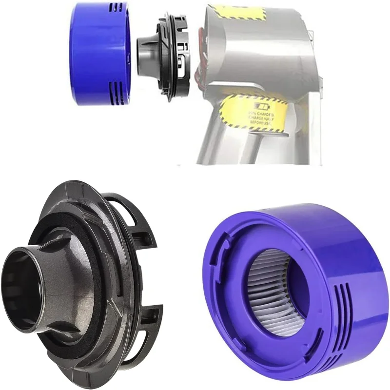 

Motor Rear Cover and Rear Filter for V8 Vacuum Cleaner Accessories, for Hepa Filter Conversion