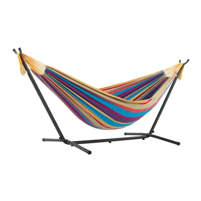 

Wholesale Outdoor and Indoor Canvas Hammock With Stand Hanging Chair Swing Beach Hammock Patio Hanging Swing Bed Hammocks