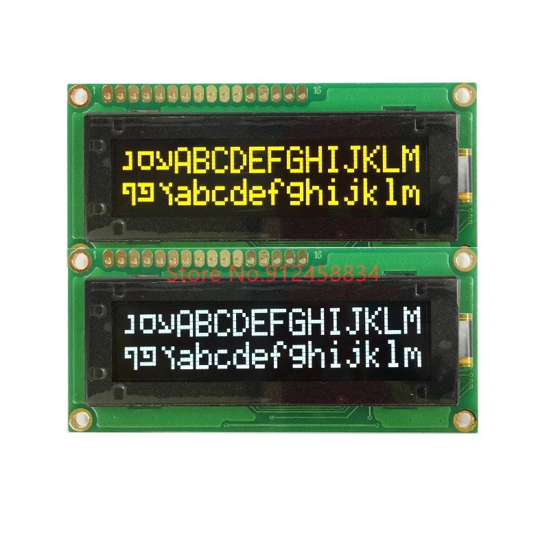 1602 16x2 oled spi i2c 3.3v of 5v weergavemodule us2011