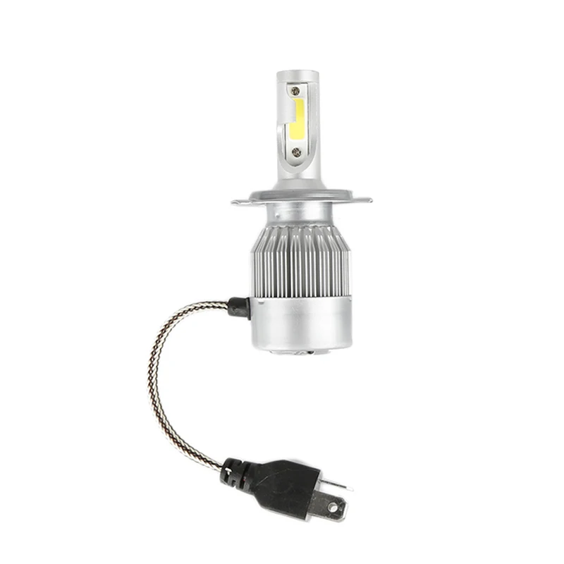 Lumière LED blanche à économie d'énergie, lumière de sauna pour véhicule, kit d'ampoules Hi/Lo pour voiture, puissance 488W, 48800LM, H4, 6000K, 12V-24V