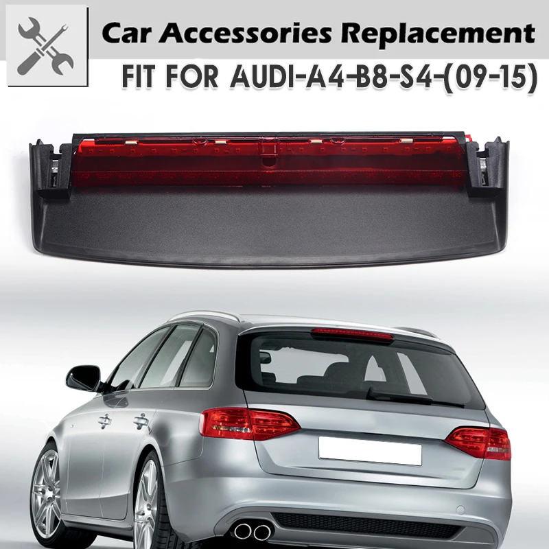 Rhyming LED Car Third Rear Stop Light Tail High Level Brake Lamp Fit For Audi A4 Quattro S4 2009- 2015 Car Accessories 8K5945097