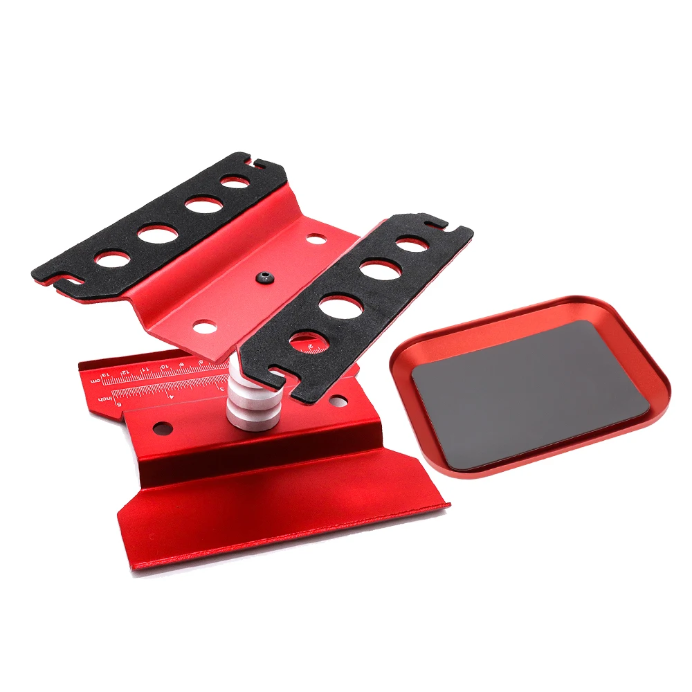 1/10 1/8 RC Auto Gereedschapsset Werk Stand Montage Platform Reparatie Station 360 Graden Draaien voor RC Buggy Crawler Korte vrachtwagen Auto