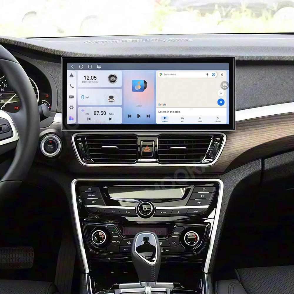 Qualcomm 15.8 IN Android 15 Carplay Radio For Geely Borui 2017~2018 Multimedia Player Navigation Car Stereo Receiver Head Unit