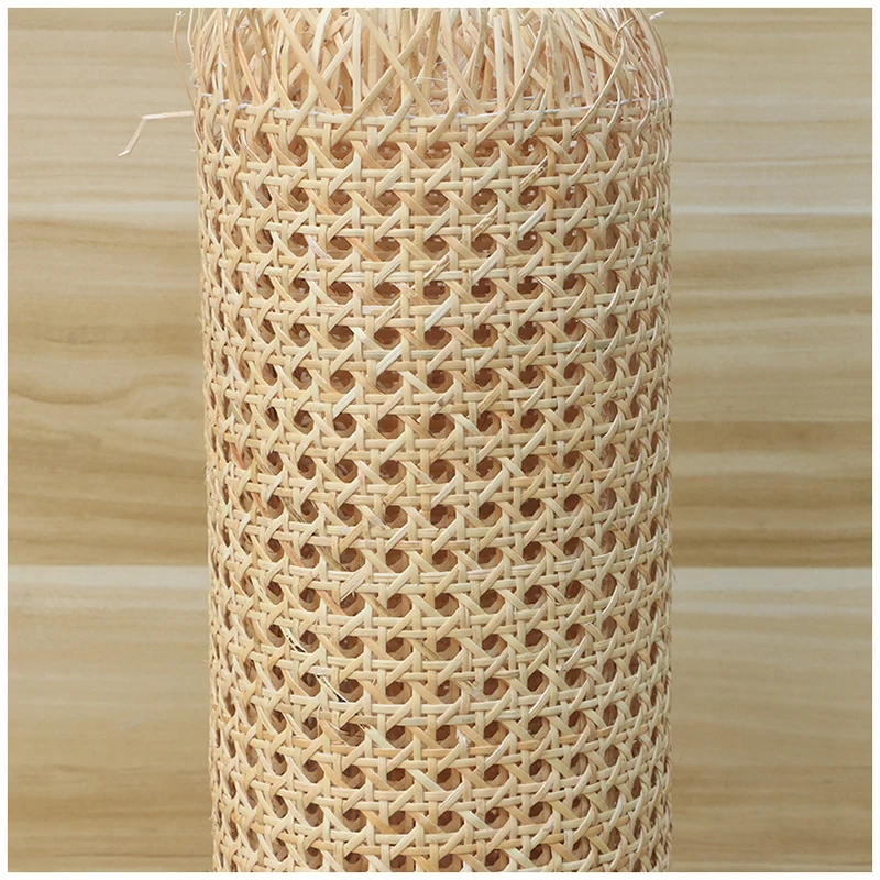 40-45cm Width 0.3-5m Length Natural Real Rattan Webbing Roll Cane Wicker Sheet for Chair Table Furniture Repairing Material Hot