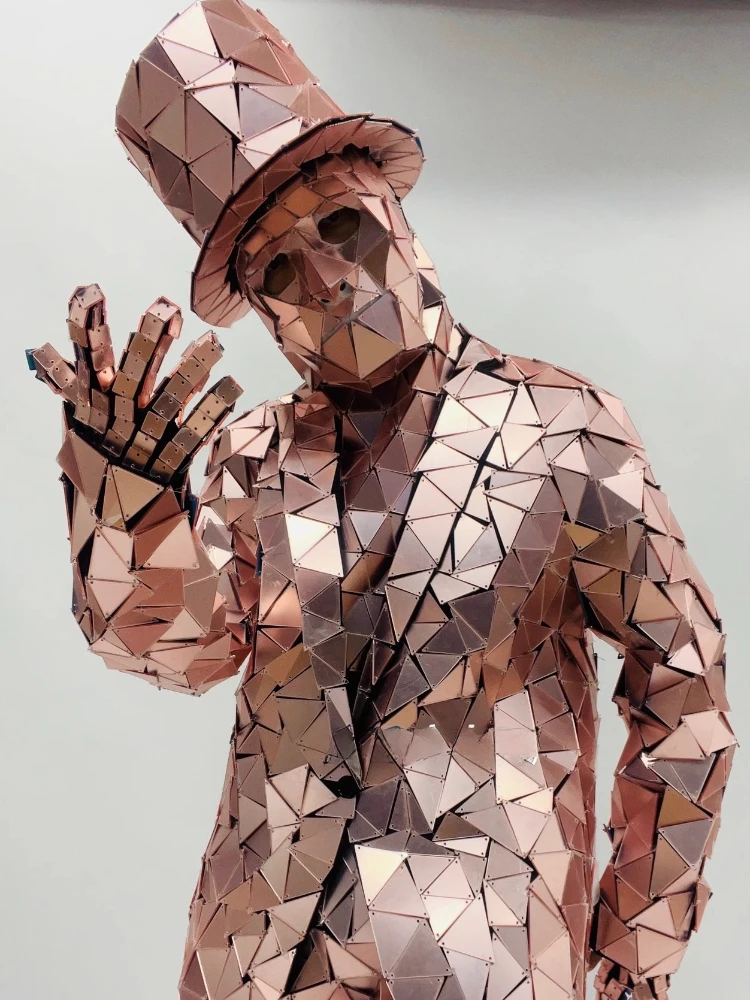 Fantasia masculina espelhada rosa, performance de palco, festa, show, roupas, coaplay, dj, bar, cantor, boate, traje festivo, cosplay