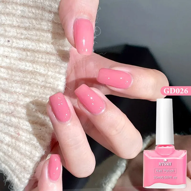 2 szt./zestaw 15ml Czerwono-brązowa szklana butelka Zestaw lakierów do paznokci żelowych NoWipe Top Soak Off UV LED Lakier do paznokci z brokatem Kolorowy lakier do paznokci do zdobienia