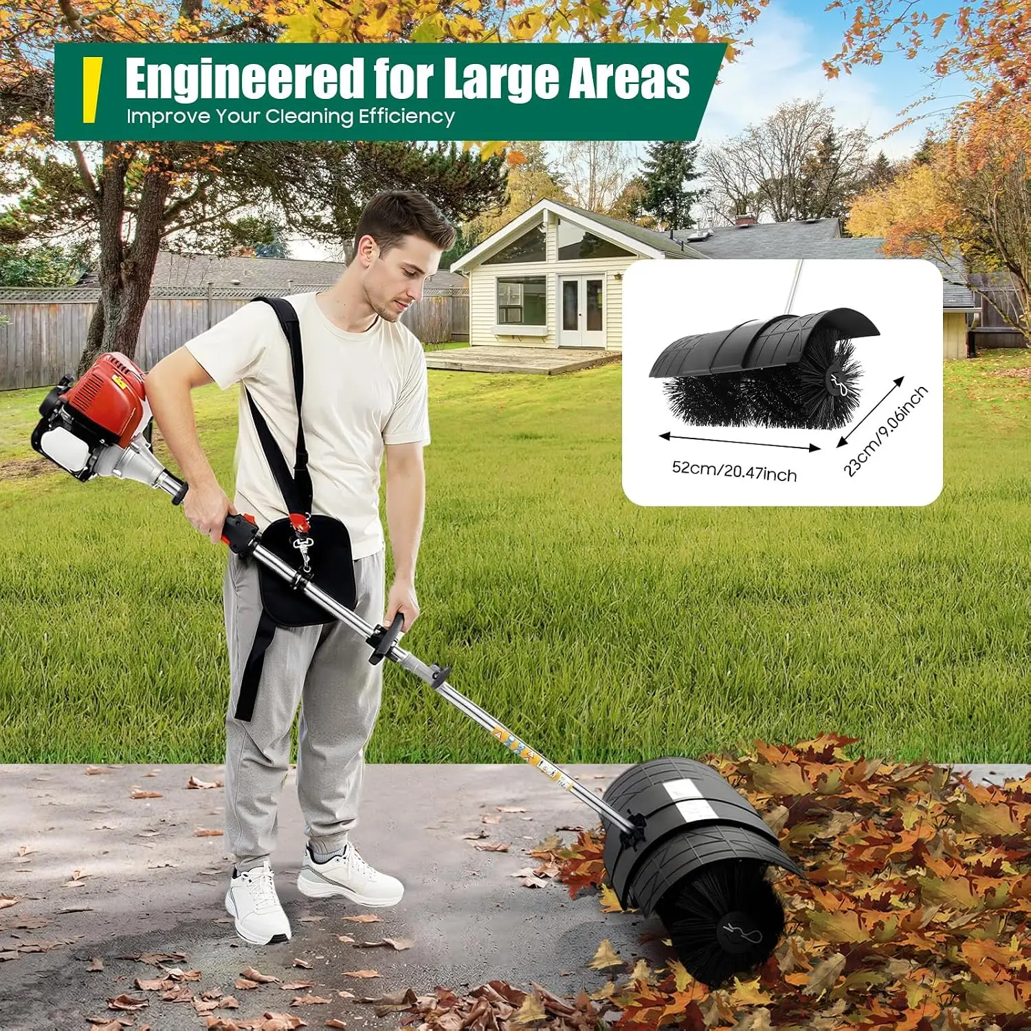31 CC Gas Powered Backpack Bro - Outdoor Power Broom review and price