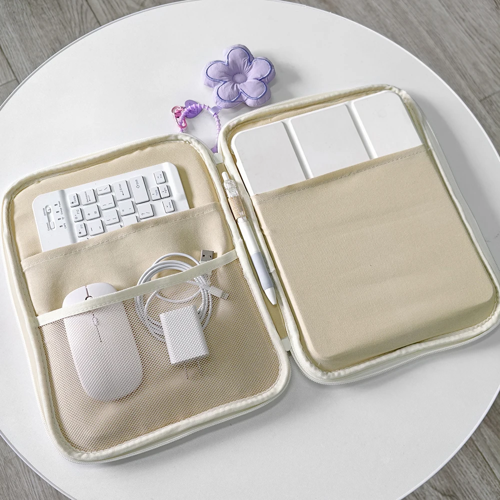 Capa protetora para laptop compatível com HP MI Macbook 11 13-14 polegadas bolsa de pelúcia à prova de choque para laptop, bolsa protetora para tablet portátil