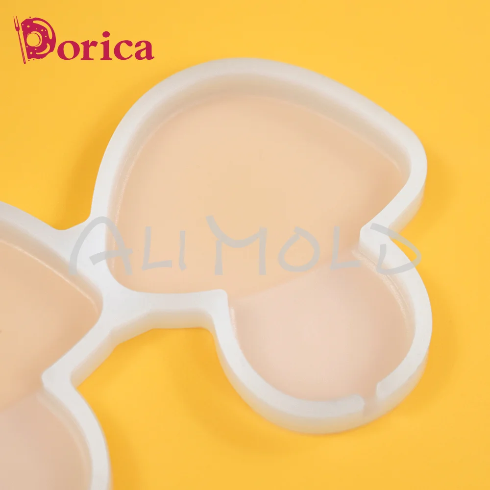 Dorica Mushroom Epoxy Resin Mold Diy Sugar Chocolate Lollipop Silicone Mould Cake Decorating Tools Kitchen Bakeware Supplies