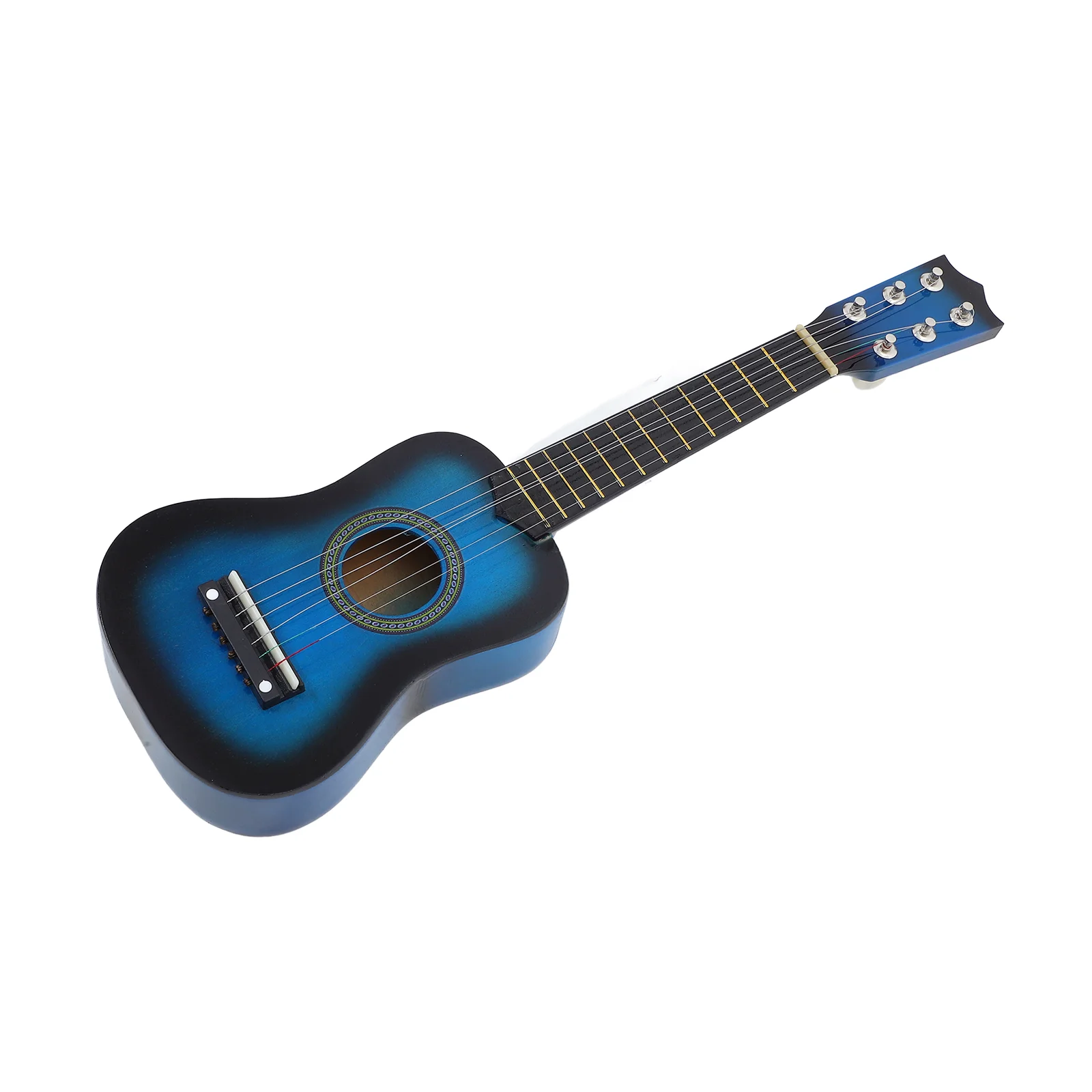 Toddler Toys Children's Guitar Mini For Kids Beginner Puzzle Blue Musical Instrument