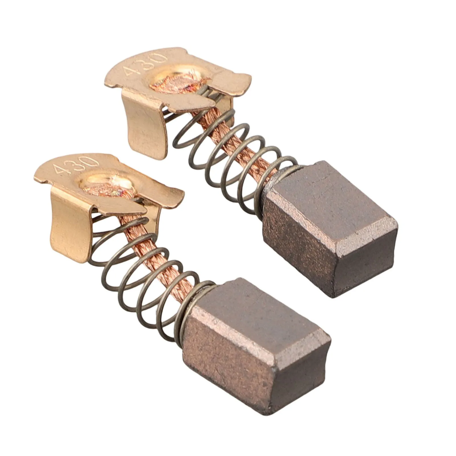 Power Carbon Brushes 2pcs Replacement Spring Angle Grinder Tools For & Quality Grinder Metal Parts Replacement