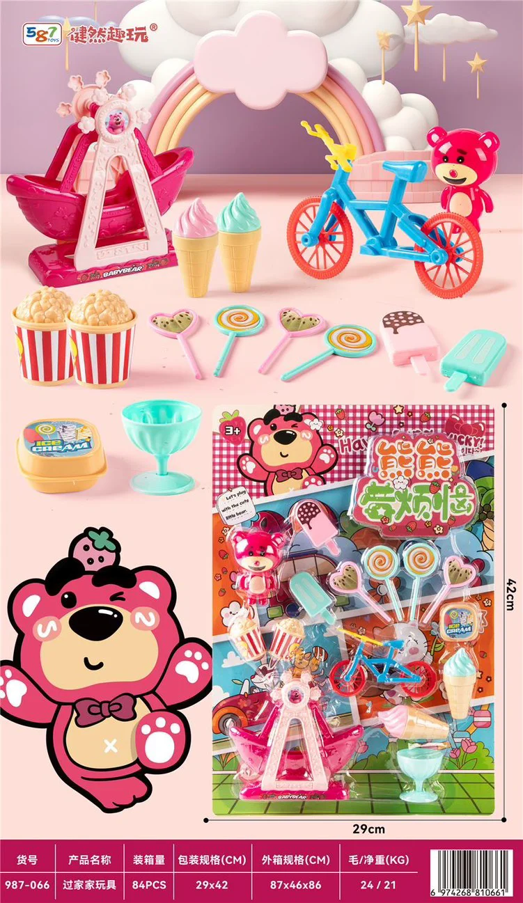 Kinderspeelgoed voor meisjes Speelgoed voor kinderen Keukenspeelgoed Kookpotten Set Keukenaccessoires Minispeelgoed Popaccessoires Fruitsnijders