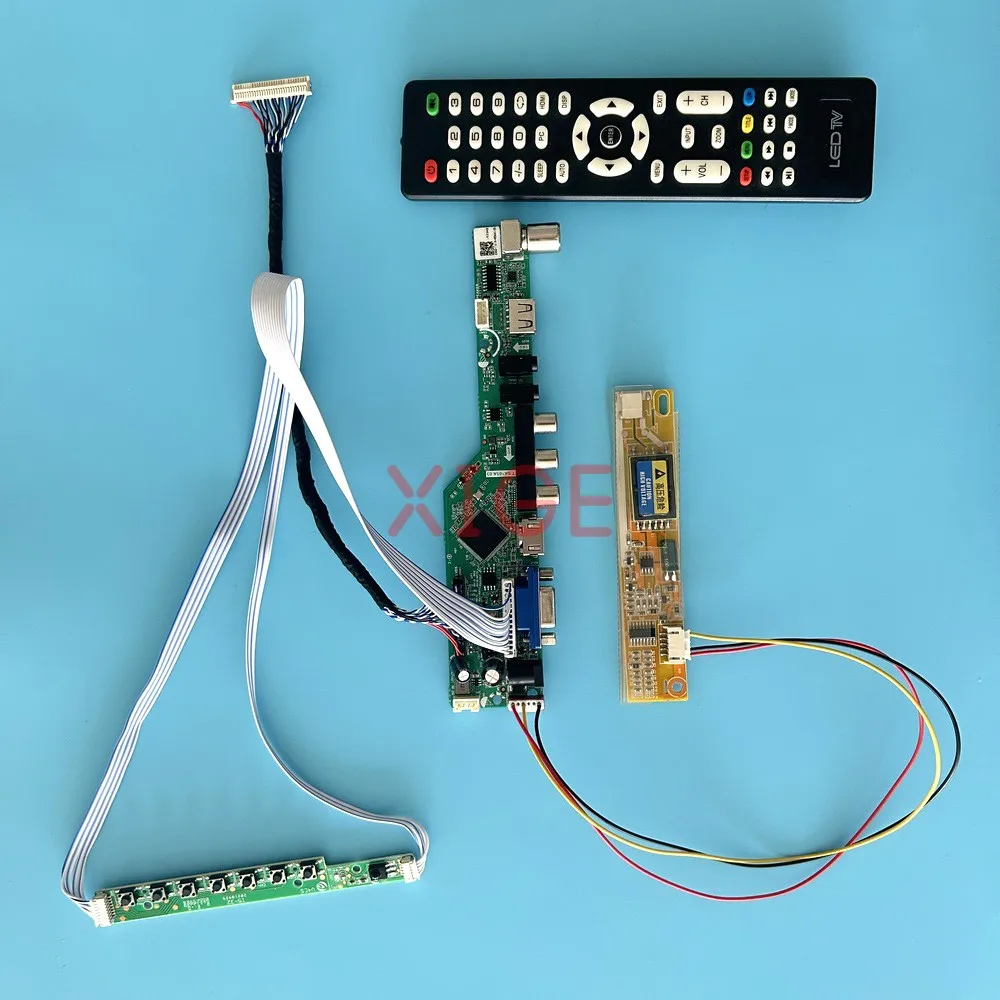 

LCD Driver Controller Board Fit LTN150P2 LTN150P3 LTN150P4 Display AV+USB+IR+VGA+HDMI Kit 1CCFL Analog TV LVDS 30 Pin 1400*1050