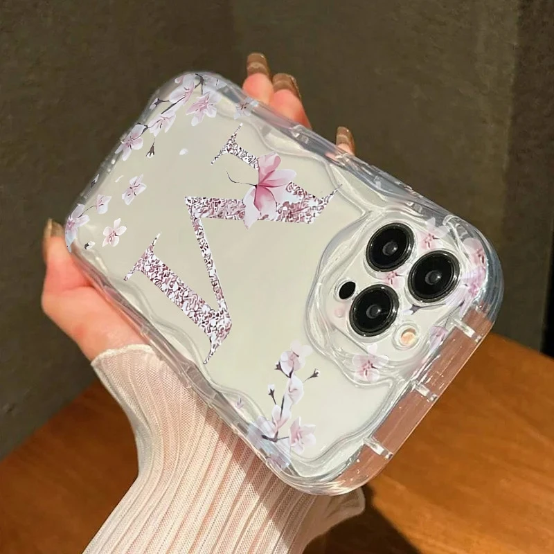 꽃무늬 M 디자인 휴대폰 케이스 삼성 갤럭시 S25 FE S24 S23 S22 S21 울트라 플러스 A16 A26 A25 A24 A36 A56 A55 A54 TPU 커버