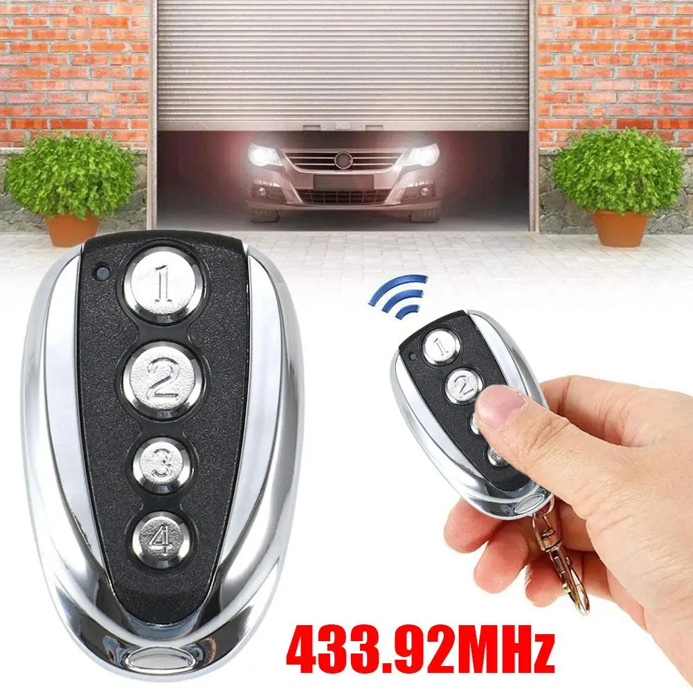 433.92Mhz Fixed Code Remote Duplicator Garage Door Remote Control Opener Electric Face To Face Car Gate Transmitter