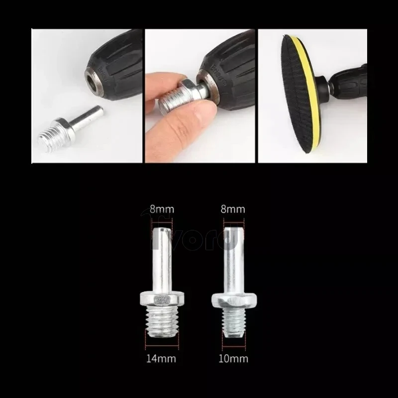 3/4/5/6/7 polegadas 80/100/125/150/180mm almofada de apoio lixa titular disco gancho & loop m10 m14 para moedor de ângulo lixadeira disco de lixamento