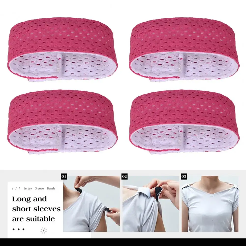 

Reusable Exercise Bands Jersey Sleeve Bands Breathable Mesh Sleeve Bands for Football Basketball Volleyball Jerseys for Soccer