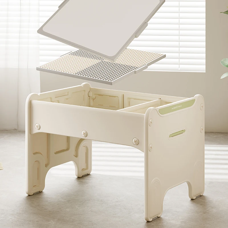 Table de Bureau pour Bébé, Meubles de Chambre d'Enfant, de Maternelle, pour Fille et Garçon, Petit Étudiant