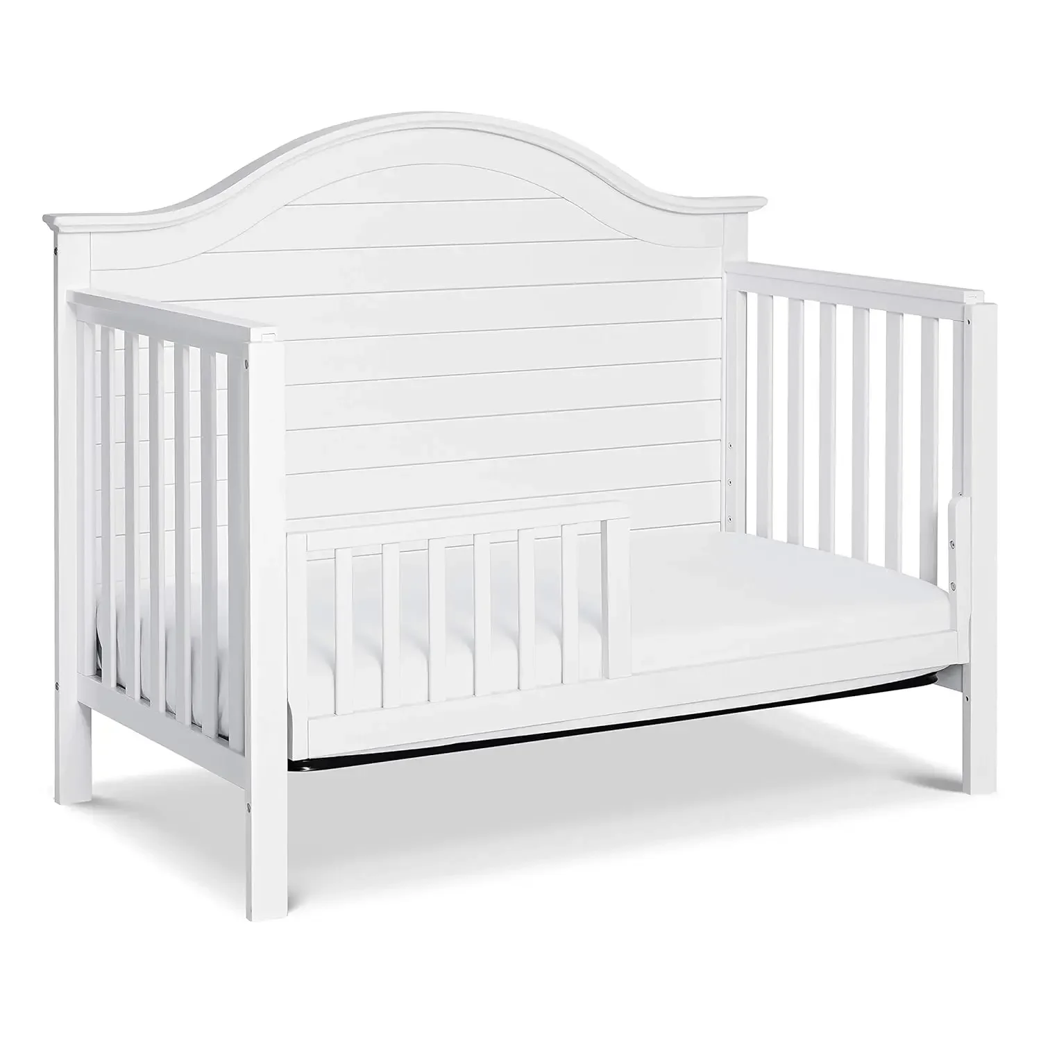 Carter's by DaVinci Nolan 4-in-1 Convertible Crib in White, Greenguard Gold Certified, 1 Count (Pack of 1)