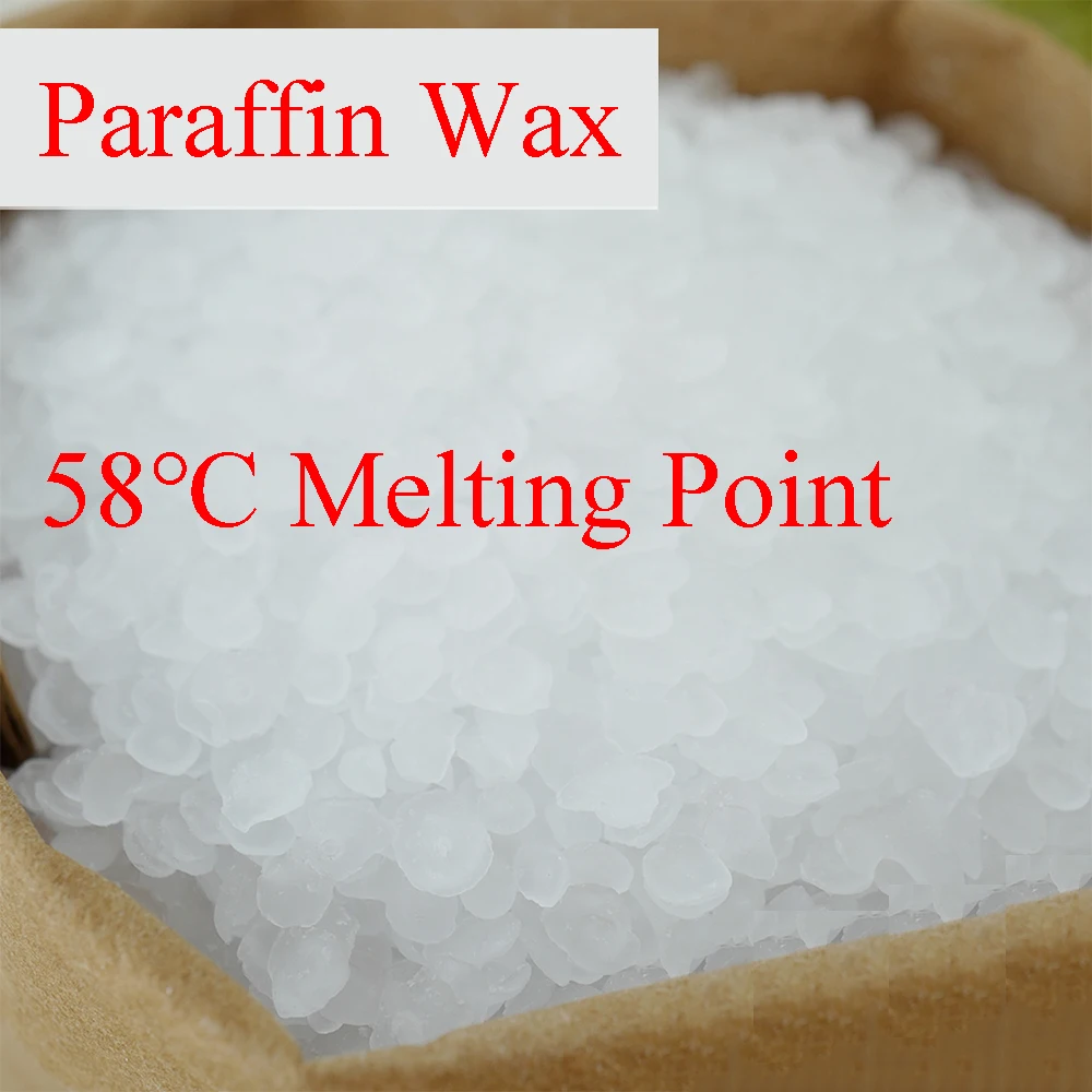 

58℃ Melting Paraffin Wax Flakes Scented Candles Raw Materials Smokeless Smooth Handmade DIY Candle Making Supply