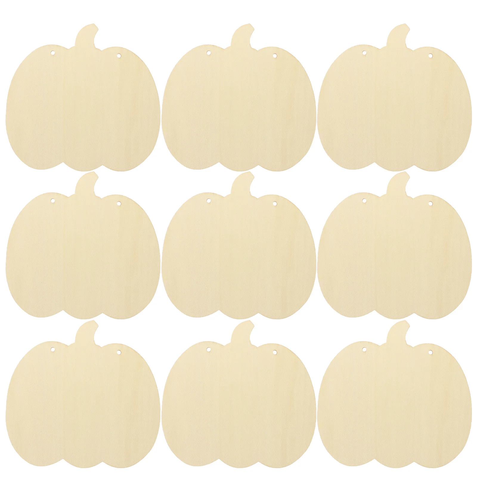 

10Pcs Blank Wooden Pumpkin Tags for DIY Crafts Unfinished Slices Halloween Decor Wood Craft Blank Wood Slices DIY Decor