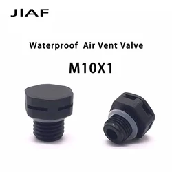10PCS M10 Nylon Waterproof Air Vent Valve Screw M10*1 M10*1.5 In Protective Vent Plug E-PTFE Plastic Breather Vent Valve