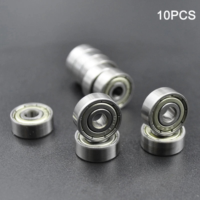 10pcs Miniature Bearing 624ZZ 4*13*5mm 2rs Chrome Steel 624 624Z Metal Sealed Lubricated Deep Groove Ball Bearings